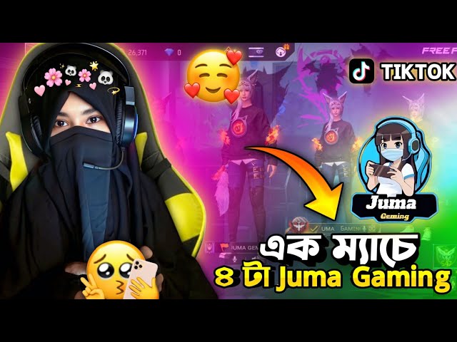 এক ম্যাচে ৪ টা Juma gaming 😁 | চার ক্যারেক্টারের ধামাকা | তার সাথে ফানি ক্রিয়েচার শোডাউন 🤣🔥
