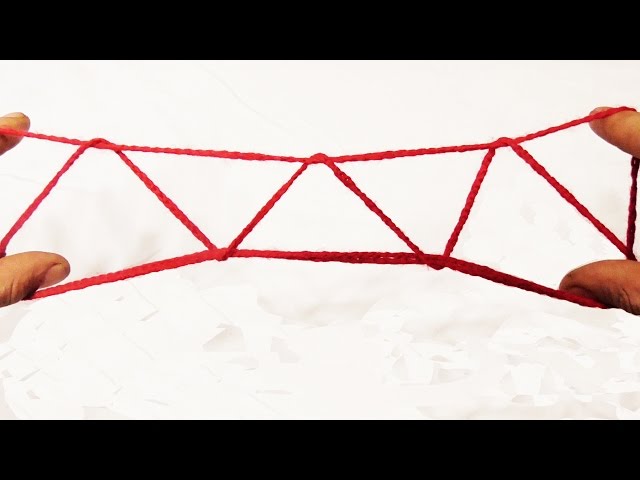 String Tricks! Easy Three Mountains String Figure Walkthrough