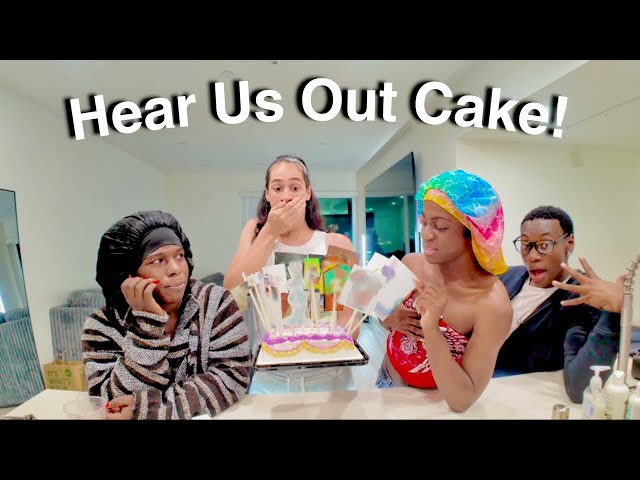 WE DID A HEAR ME OUT CAKE! 🎂 FT: MITCH, PLUTO,STEI 