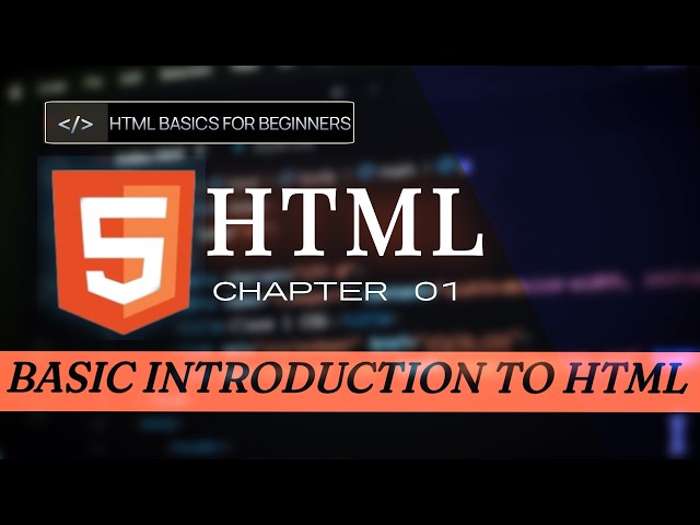 HTML Full Course in Urdu Hindi | CHAPTER 01 Intro to HTML | HTML Tutorial From Beginners to Pro