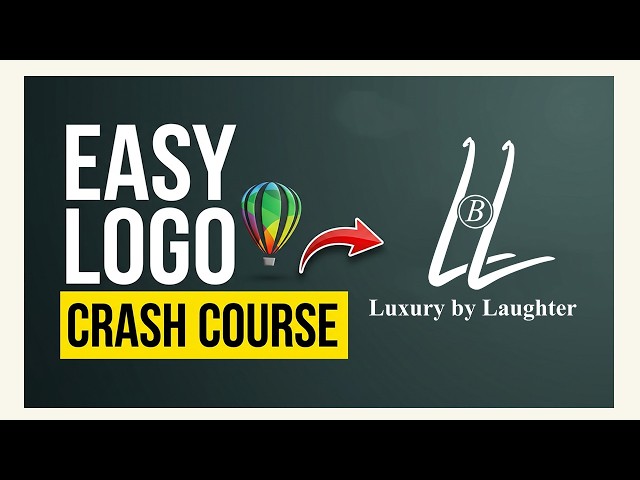 LOGO DESIGN IN CORELDRAW CRASH COURSE | CORELDRAW LOGO DESIGN TUTORIAL  FOR BEGNINERS
