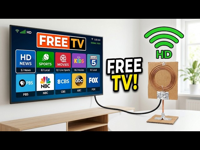 How to Create DIY Digital TV Antenna (2026)