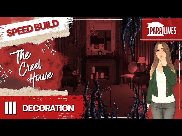 STRANGER THINGS | Decorating the HALLWAY & STAIRCASE of the CREEL HOUSE! 🕯️ | Paralives | Part 3