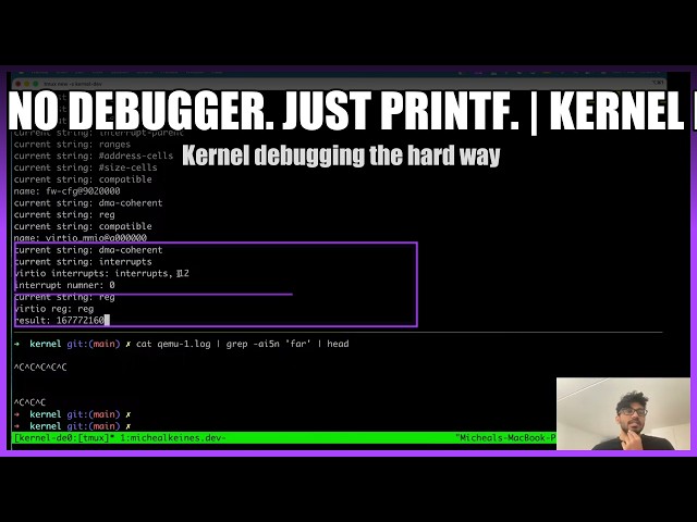 I Have No Debugger. I Have printf. |  Kernel Development  | C
