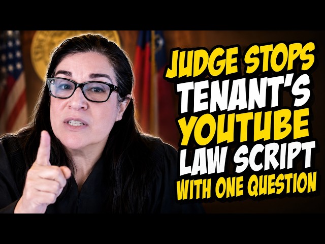 Tenant Uses YouTube Law to Outsmart Judge — One Question Ends the Script