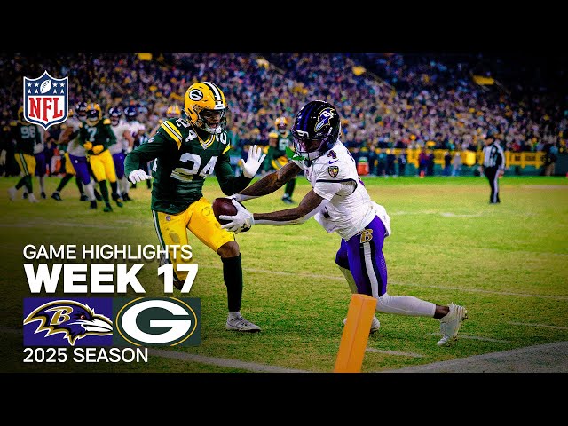 Baltimore Ravens vs Green Bay Packers Game Highlights | 2025 NFL Season Week 17