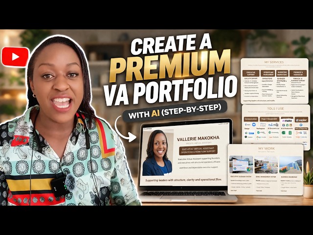 Create a VA Portfolio That Gets Clients (Using AI | Gamma Tutorial)