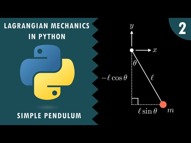 Simple Pendulum with Python + Sympy