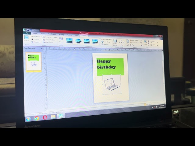 Class 5: MS Publisher (practical)