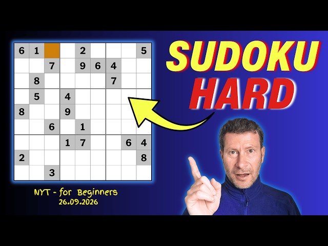 NYT Hard Sudoku: How To Solve It With Easy Steps!