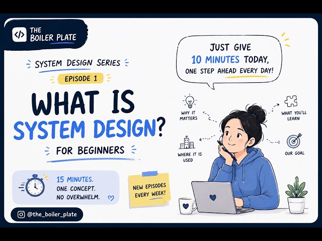 System Design for Beginners | Episode 1: What is System Design? | Just 10 Minutes a Day