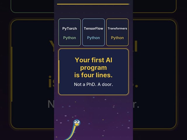 Every AI you've heard of speaks Python. #python #shorts