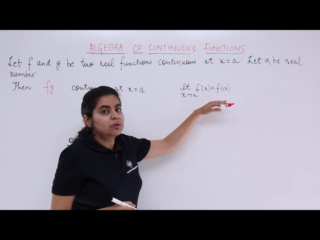 Class 12th – Product of Continuous Functions | Continuity and Differentiability | Tutorials Point