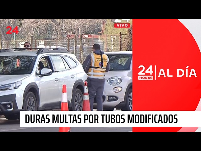 $700,000 fines requested! Impounding cars of those who modify exhaust pipes | 24 Horas TVN Chile