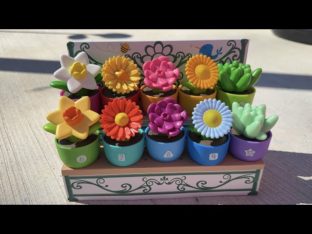 Learning Resources Shape & Color Garden - Montessori Toddler Toys, Sorting Sensory Toys, Kids Garden