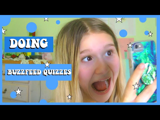 Doing Buzzfeed Quizzes to Decide My Future!!