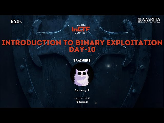Introduction to Binary Exploitation - Day 10 | InCTF Junior 2025