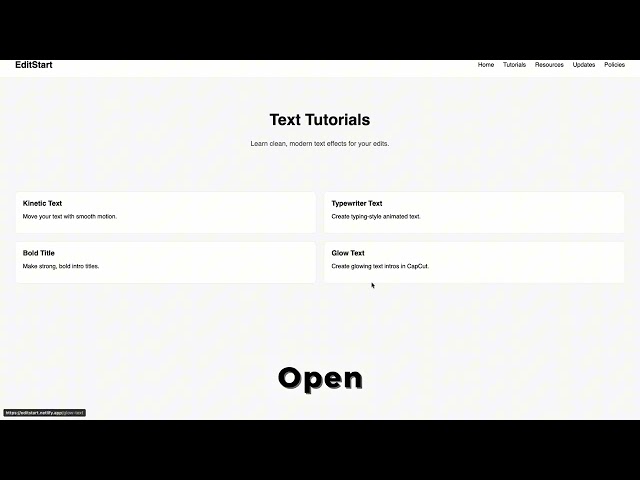 Meet EditStart — Free Editing Tutorials for & Advanced Editors