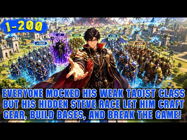🔥Monsters Invaded the World, but He Built Defense Towers and Summoned a Super Army to Save the City!