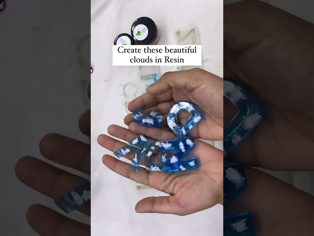 How to: make a cloud! Resin tutorial DIY | Clouds in the epoxy resin | Resin Hacks #resinart #clouds