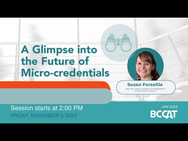 A Glimpse into the Future of Micro-credentials
