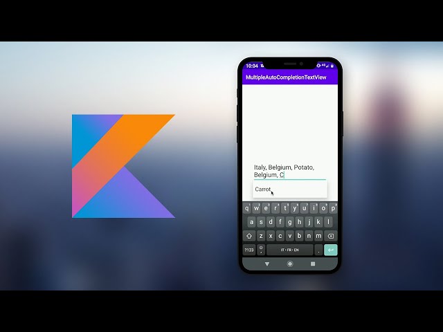 MultiAutoCompleteTextView Tutorial (Android Studio 2020)