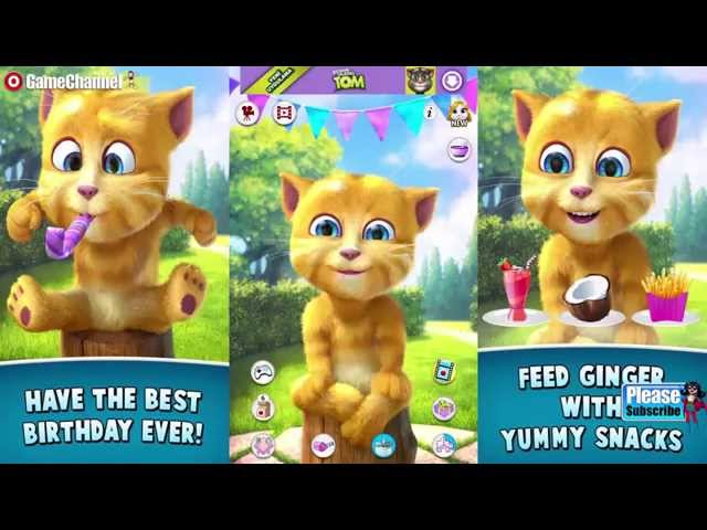 Talking Ginger 2 Android İos Free Game GAMEPLAY VİDEO