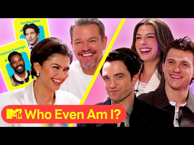 “Am I Ugly?” 😂 The Odyssey Cast Play A Chaotic Game of Who Even Am I? | MTV Movies