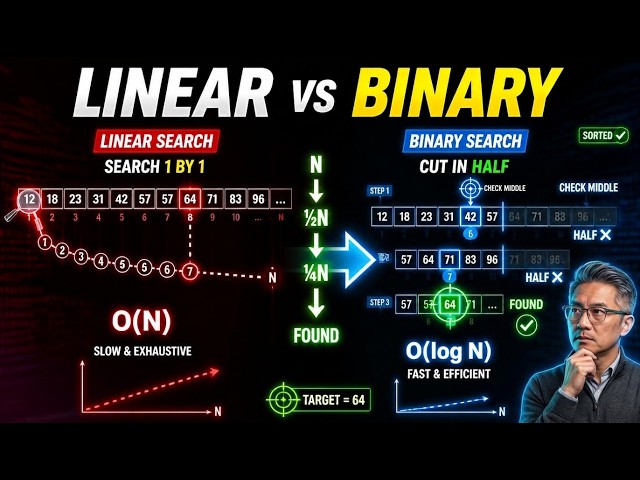 Data Structure and Algorithm | Lecture 5 | Searching Algorithms Explained