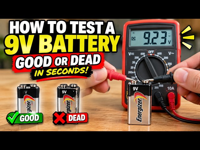 9V Battery Good or Bad? Here’s How to Test It