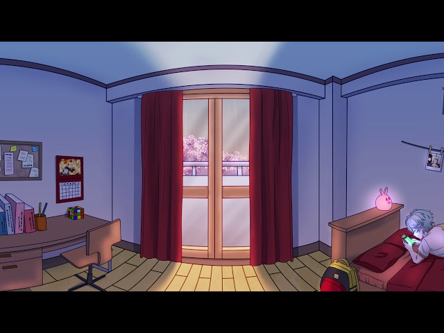 BNHA OC - Sei Room Spherical Perspective