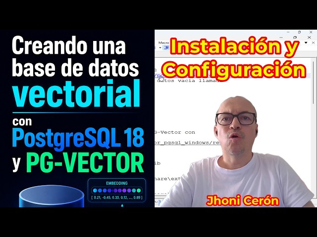 🚀 How to Create a Vector Database with PostgreSQL 18 and PG-Vector | Complete Guide