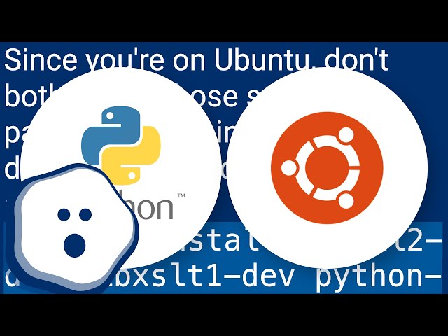 How to install lxml on Ubuntu