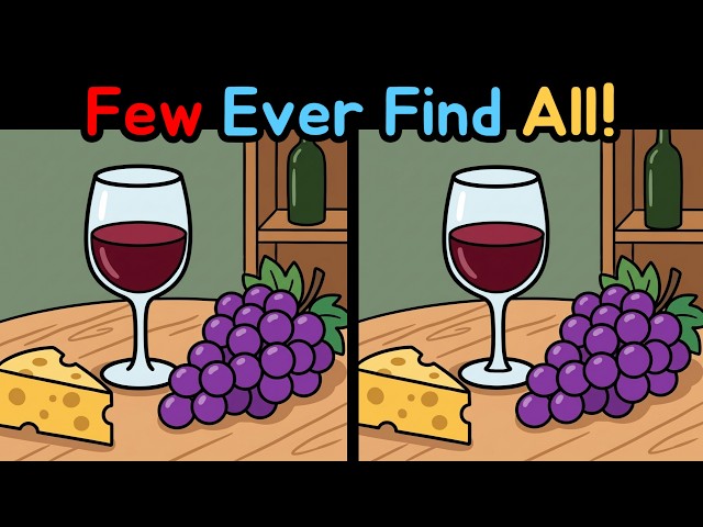 Spot the Difference: Few Ever Find All!