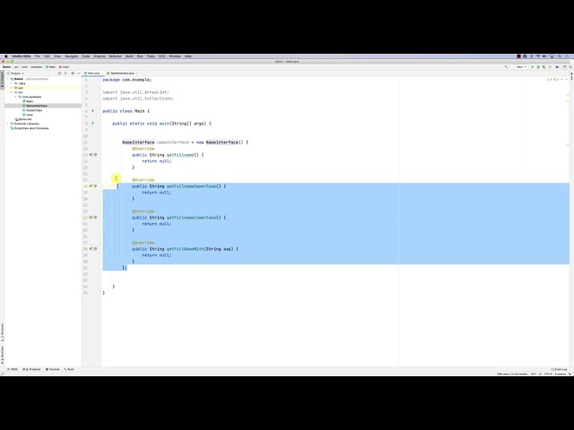 Java Anonymous Classes