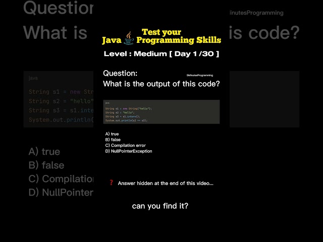 Day 1 | @5minutesprogramming  Java Java to break into FAANG (copy me) #coding #shorts