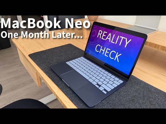 MacBook Neo 1 Month Review! The cheap hardware is noticeable…