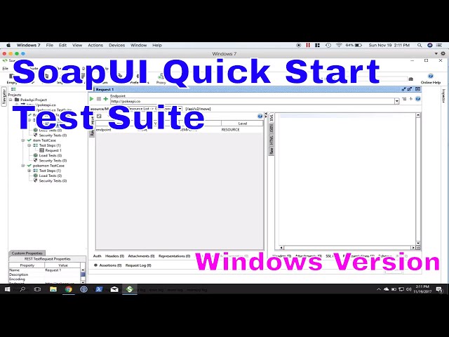 Testing REST API with SoapUI OpenSource - Part 5 - Test Suite - Windows