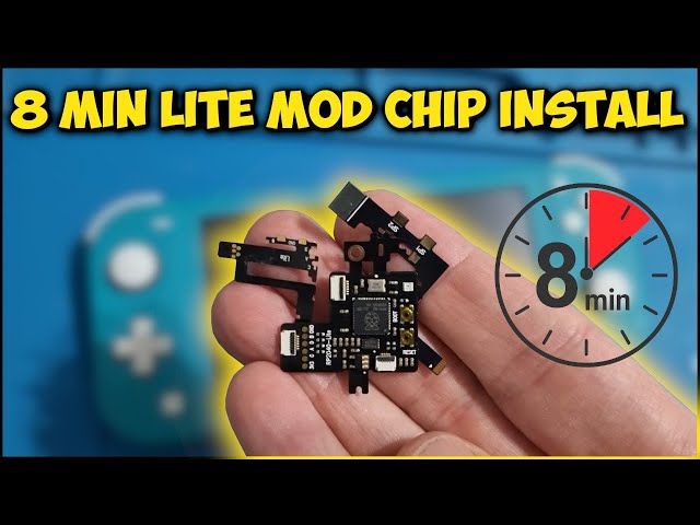 8 Minute Lite Mod chip install + installing/updating chip FW