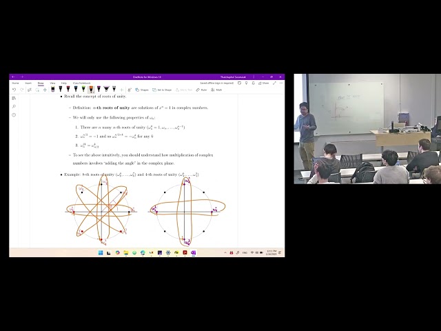 Lecture 1.2: Divide & Conquer: FFT (Continued) Selection, Maximum independent set