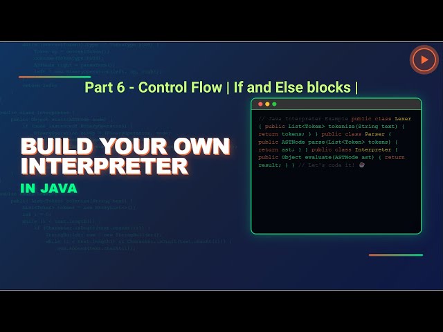 Build Your Own Interpreter in Java | Interpreting Statements | If and Else Statements |