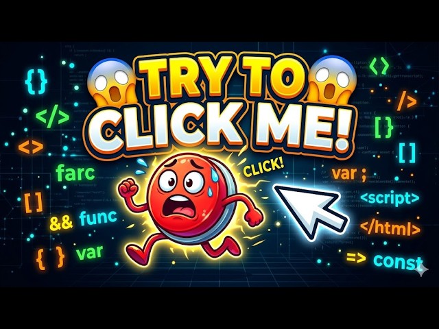 Try to Click This Button 😂 | HTML CSS JavaScript Funny Trick