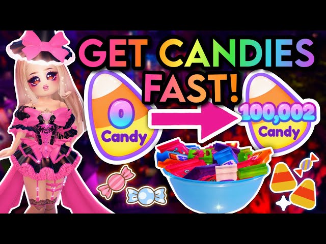 HOW TO GET LOTS OF CANDIES IN ROYALE HIGH! (WAVE 1 ROYALLOWEEN) *QUICK & EASY* | Royale High Roblox