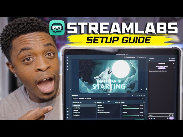 How To Setup Streamlabs OBS Like A PRO! - (Best Settings, Overlays & More!)