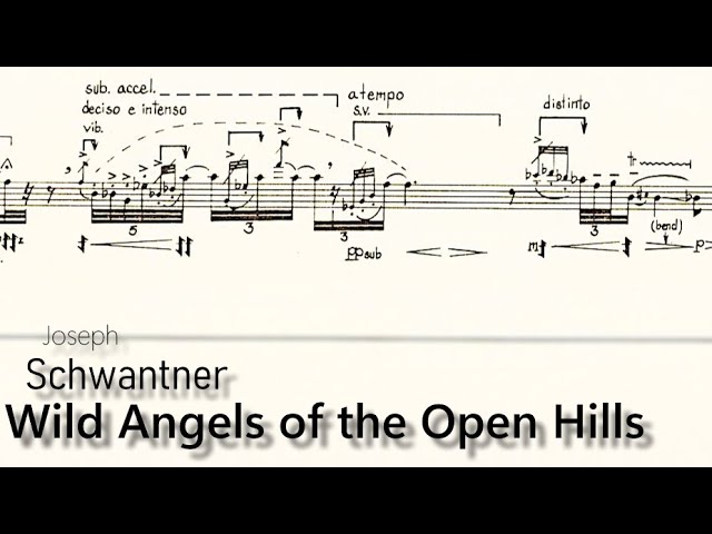 J. Schwantner - Wild Angels of the Open Hills (1977) [Score Follower]