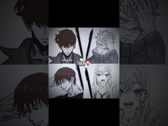 Have I Improved? 👀🎨 | My Anime Drawing Progress #shorts