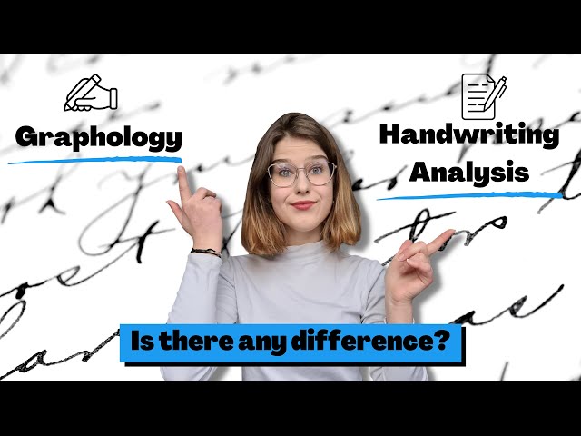 I bet you don't know the difference between Graphology and Handwriting Analysis...