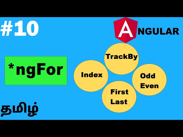 Angular in Tamil - 10 - ngFor | Structural Directives