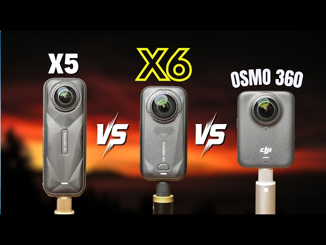 Insta360 X6 vs X5 vs DJI Osmo 360: THIS is the BEST 360 Camera!