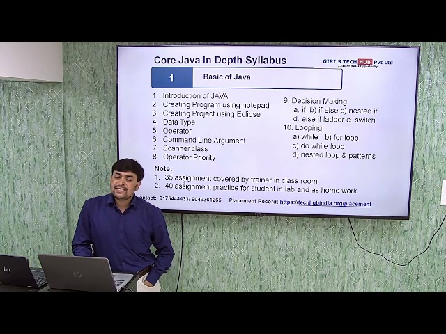 Java full stack development roadmap | java course counseling | Giri's Tech Hub Pune